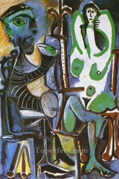 El artista y su modelo 5 1963 Pablo Picasso Pinturas al óleo